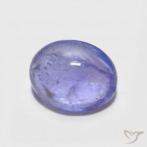 Tanzanite Bleu violet intense naturelle ovale, 3.08 ct, Transparent