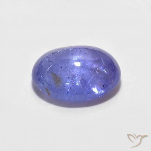 Tanzanite Bleu violet intense naturelle ovale, 3.08 ct, Transparent