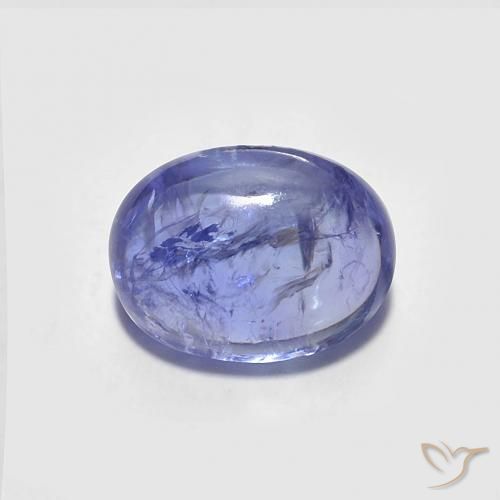 1.88ct Naturel Bleu violet intense Tanzanite, ovale, Transparent