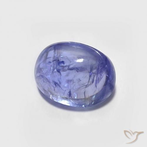 Tanzanite Bleu violet intense naturelle ovale, 1.88 ct, Transparent