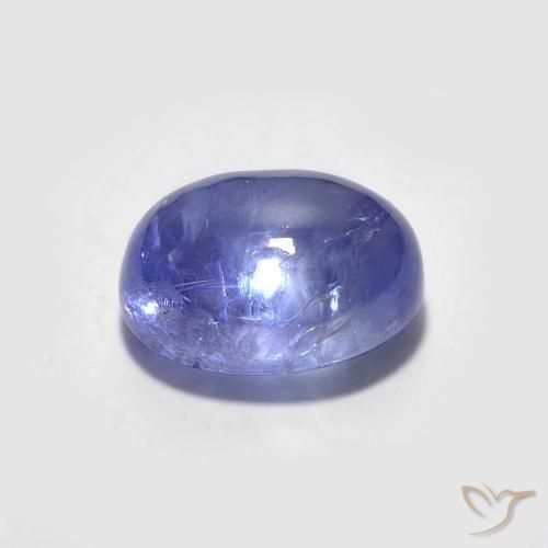 Tanzanite Bleu violet intense naturelle ovale, 1.88 ct, Transparent