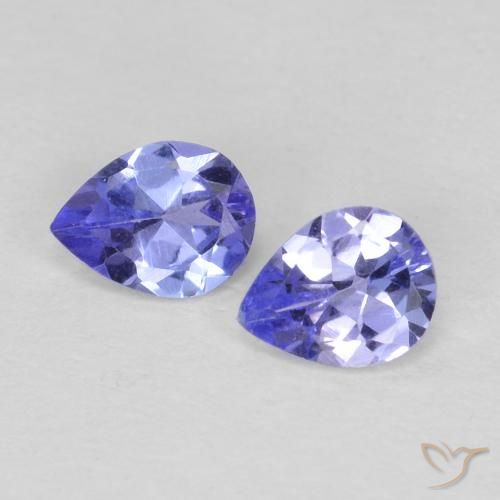 Shop natural 0.58ct Bleu électrique Tanzanite gems, En forme de poire, from Tanzanie at GemSelect. In stock, global shipping!