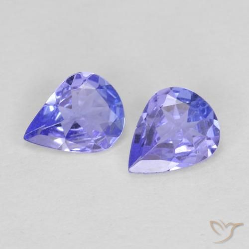 Shop natural 0.48ct Violet Bleu Tanzanite gems, En forme de poire, from Tanzanie at GemSelect. In stock, global shipping!