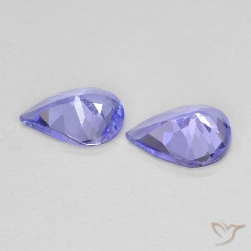 Shop natural 0.48ct Violet Bleu Tanzanite gems, En forme de poire, from Tanzanie at GemSelect. In stock, global shipping!