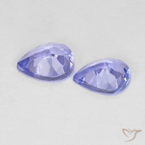 Shop natural 0.64ct Violet Bleu Tanzanite gems, En forme de poire, from Tanzanie at GemSelect. In stock, global shipping!