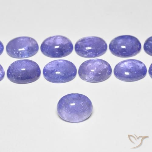 Tanzanite Bleu violet intense naturelle ovale, 3.33 ct, Transparent