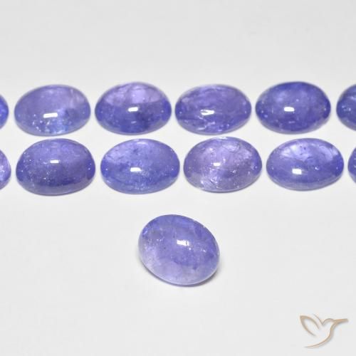 Tanzanite Bleu violet intense naturelle ovale, 3.33 ct, Transparent