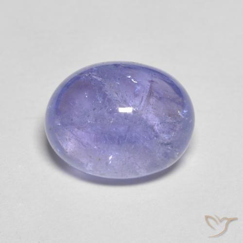 4.05ct Naturel Bleu argenté Tanzanite, ovale, Transparent