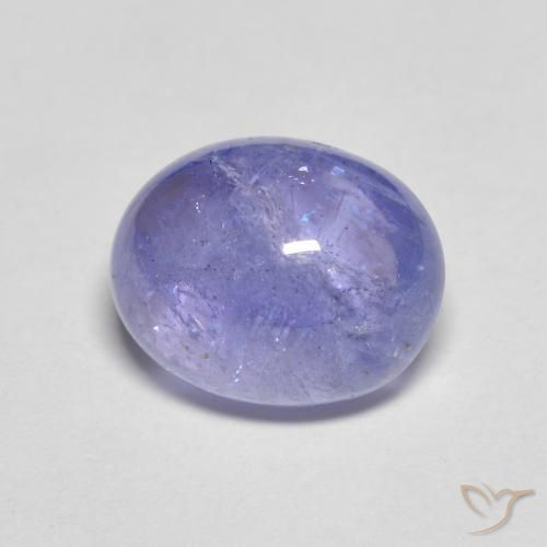 Tanzanite Bleu argenté naturelle ovale, 4.05 ct, Transparent