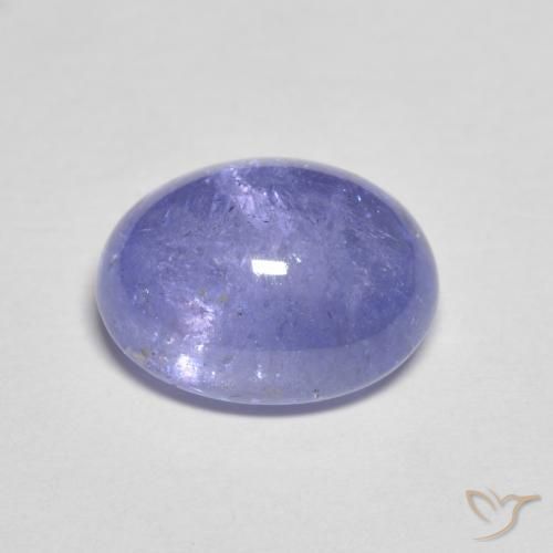 Tanzanite Bleu argenté naturelle ovale, 4.05 ct, Transparent