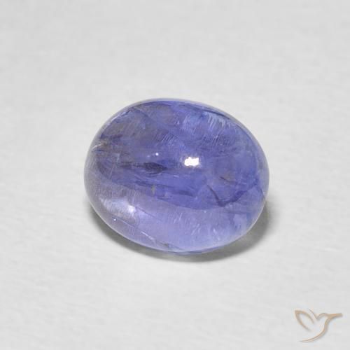 Tanzanite Bleu violet intense naturelle ovale, 2.72 ct, Transparent