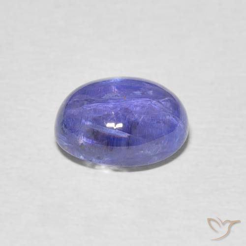 Tanzanite Bleu violet intense naturelle ovale, 2.72 ct, Transparent