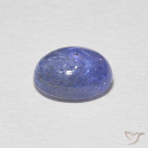 Tanzanite Bleu violet intense naturelle ovale, 2.42 ct, Transparent