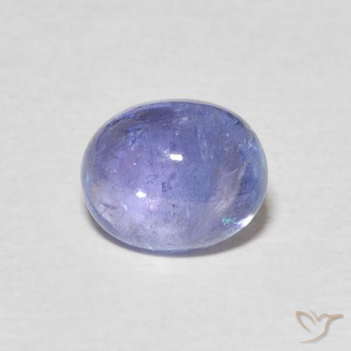 Tanzanite Bleu violet intense naturelle ovale, 2.57 ct, Transparent