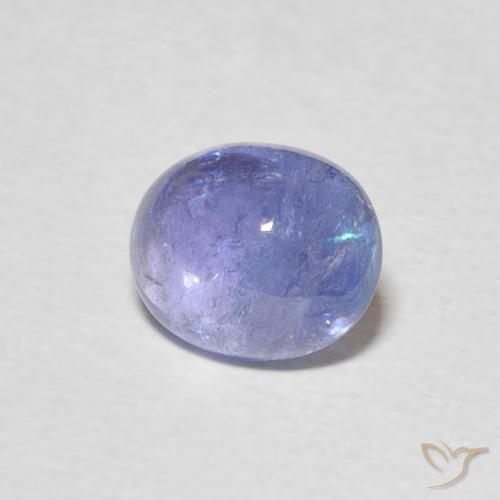 Tanzanite Bleu violet intense naturelle ovale, 2.57 ct, Transparent