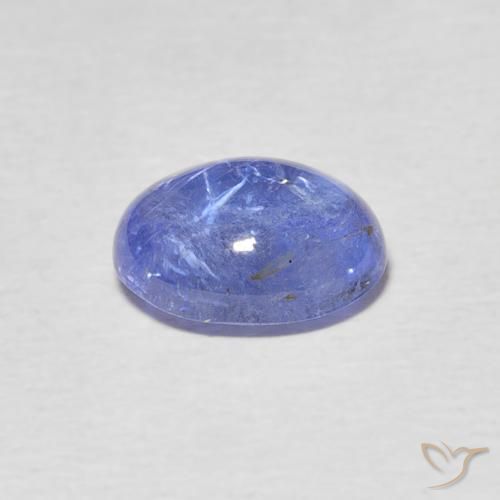 Tanzanite Bleu violet intense naturelle ovale, 2.45 ct, Transparent