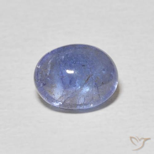 Tanzanite Bleu clair naturelle ovale, 2.66 ct, Transparent