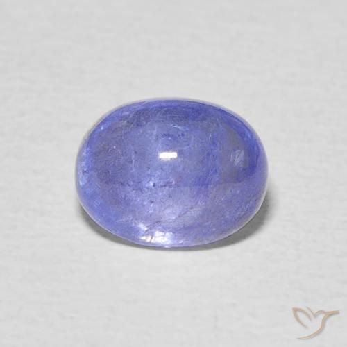 Tanzanite Bleu violet intense naturelle ovale, 2.92 ct, Transparent