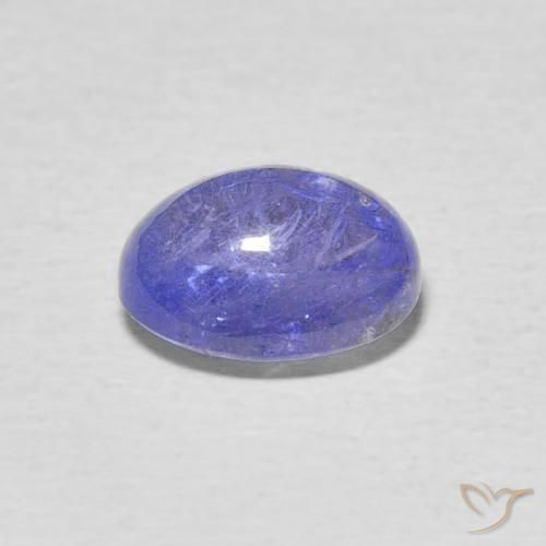 Tanzanite Bleu violet intense naturelle ovale, 2.92 ct, Transparent