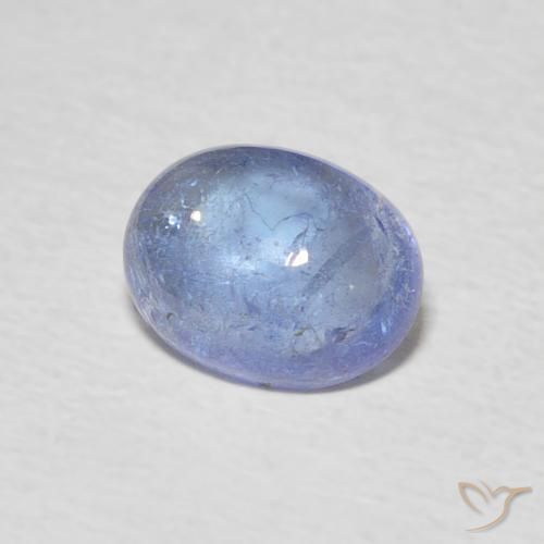 Tanzanite Bleu marine léger naturelle ovale, 1.63 ct, Transparent