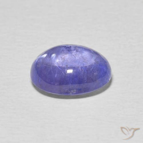 Tanzanite Bleu violet intense naturelle ovale, 3.45 ct, Transparent