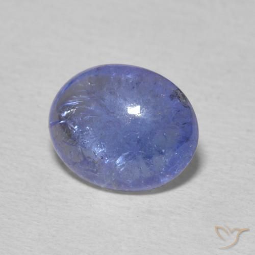 Tanzanite Bleu violet intense naturelle ovale, 2.01 ct, Transparent