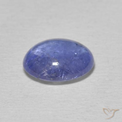 Tanzanite Bleu violet intense naturelle ovale, 2.01 ct, Transparent