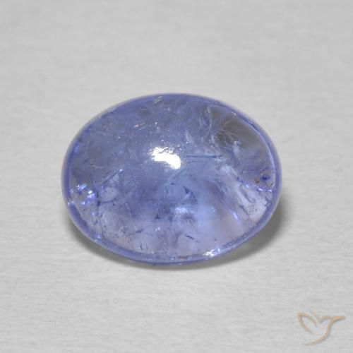 2.12ct Naturel Bleu pastel Tanzanite, ovale, Transparent