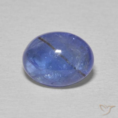 2.08ct Naturel Bleu pourpre profond Tanzanite, ovale, Transparent