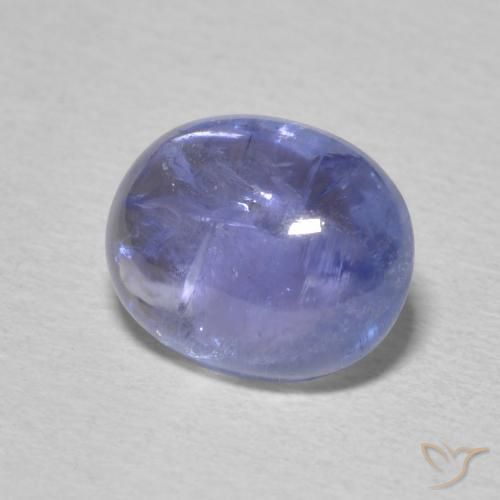 Tanzanite Violet Bleu naturelle ovale, 3.78 ct, Transparent
