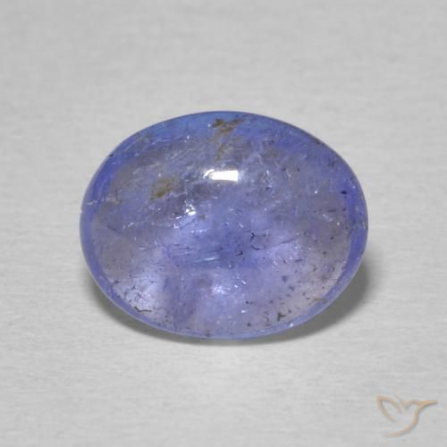 Tanzanite Bleu violet intense naturelle ovale, 2.40 ct, Transparent