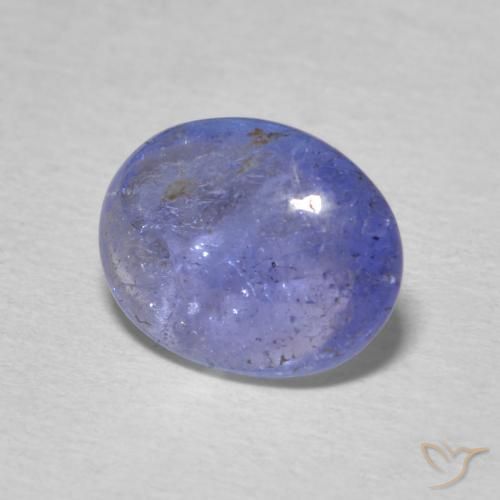 Tanzanite Bleu violet intense naturelle ovale, 2.40 ct, Transparent