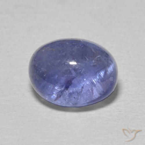 Tanzanite Bleu violet intense naturelle ovale, 2.99 ct, Transparent