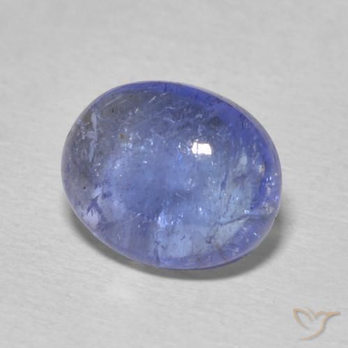 Tanzanite Bleu foncé naturelle ovale, 3.62 ct, Transparent