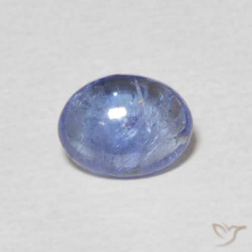 1.22ct Naturel Bleu clair Tanzanite, ovale, Transparent