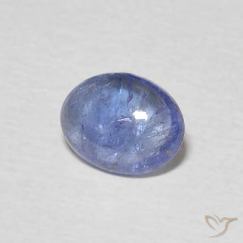 Tanzanite Bleu clair naturelle ovale, 1.22 ct, Transparent
