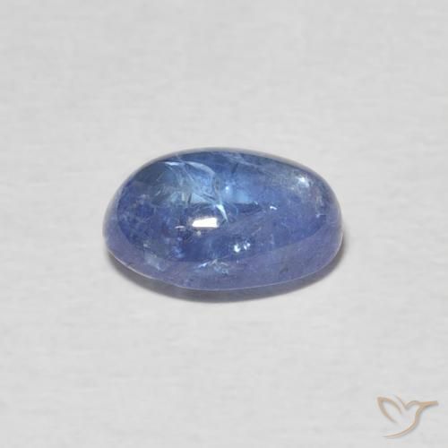 Tanzanite Bleu violet clair naturelle ovale, 1.54 ct, Transparent