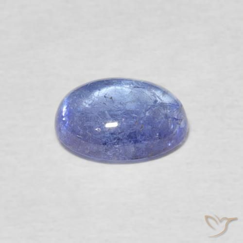 Tanzanite Bleu violacé léger naturelle ovale, 1.53 ct, Transparent