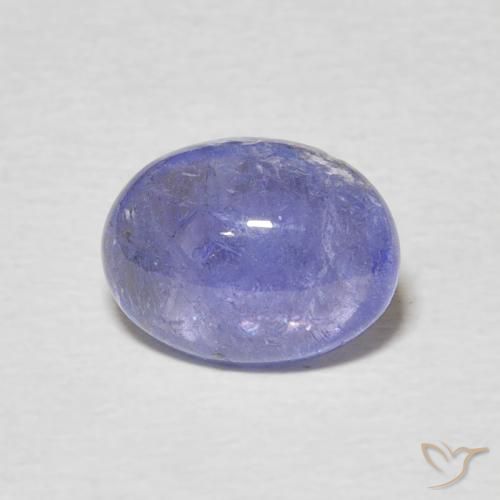 2.10ct Naturel Bleu violet intense Tanzanite, ovale, Transparent