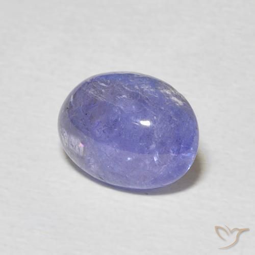 Tanzanite Bleu violet intense naturelle ovale, 2.10 ct, Transparent
