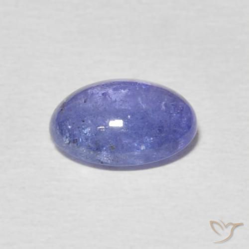 Tanzanite Bleu violet intense naturelle ovale, 2.10 ct, Transparent