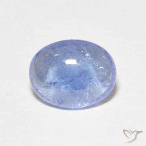 Tanzanite Bleu violet clair naturelle ovale, 2.37 ct, Transparent