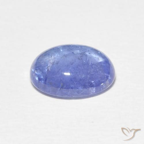 Tanzanite Bleu violet clair naturelle ovale, 2.37 ct, Transparent