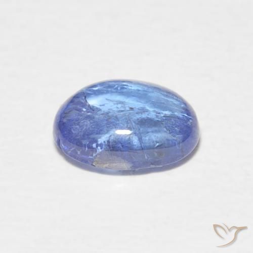 Tanzanite Bleu clair naturelle ovale, 1.63 ct, Transparent