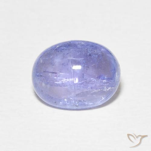 Tanzanite Bleu violet intense naturelle ovale, 2.46 ct, Transparent