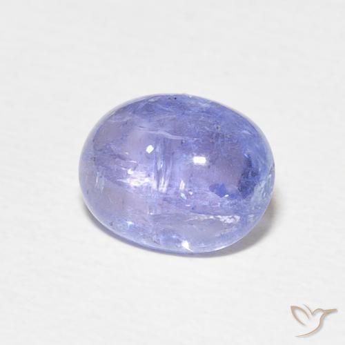 Tanzanite Bleu violet intense naturelle ovale, 2.46 ct, Transparent