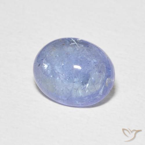 Tanzanite Bleu pastel naturelle ovale, 3.48 ct, Transparent