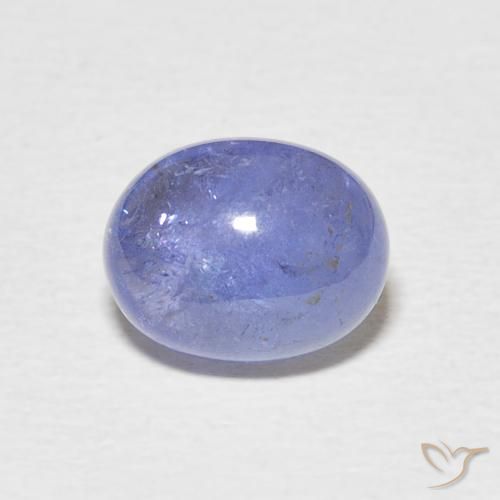 Tanzanite Bleu violet intense naturelle ovale, 2.97 ct, Transparent