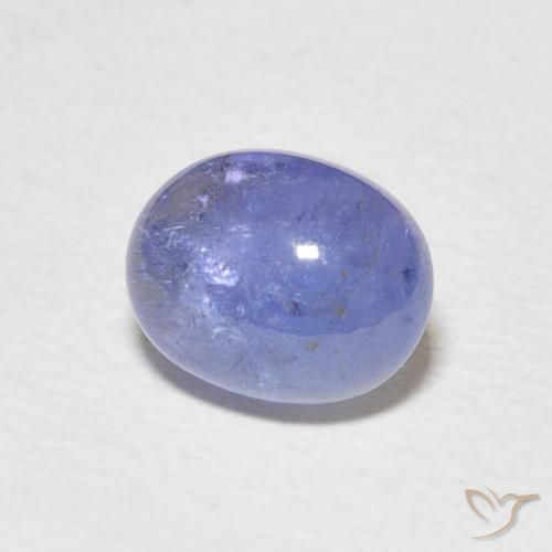 Tanzanite Bleu violet intense naturelle ovale, 2.97 ct, Transparent