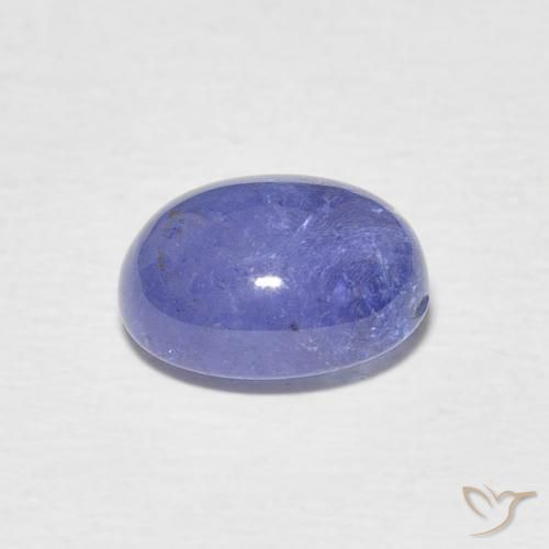 Tanzanite Bleu violet intense naturelle ovale, 2.97 ct, Transparent